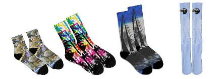 Sublimation sock styles short crew training tube sizes